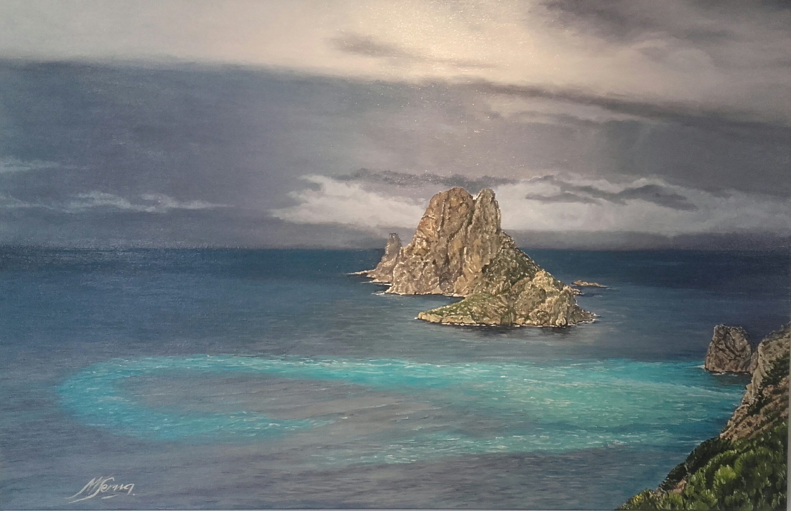 21. Capricho de octubre – 65 X 100 cm. – Óleo sobre lienzo