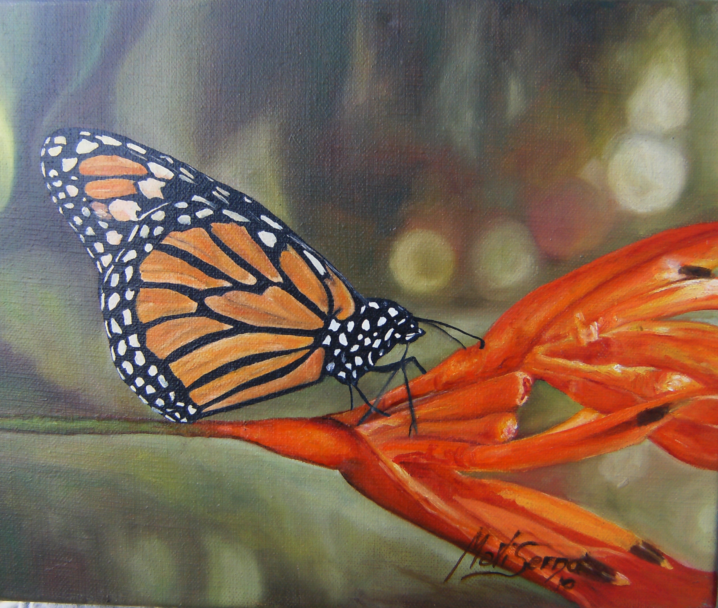 22. Serie Papillón – 1 de 9 – 23 x 27 cm. – Óleo sobre lienzo