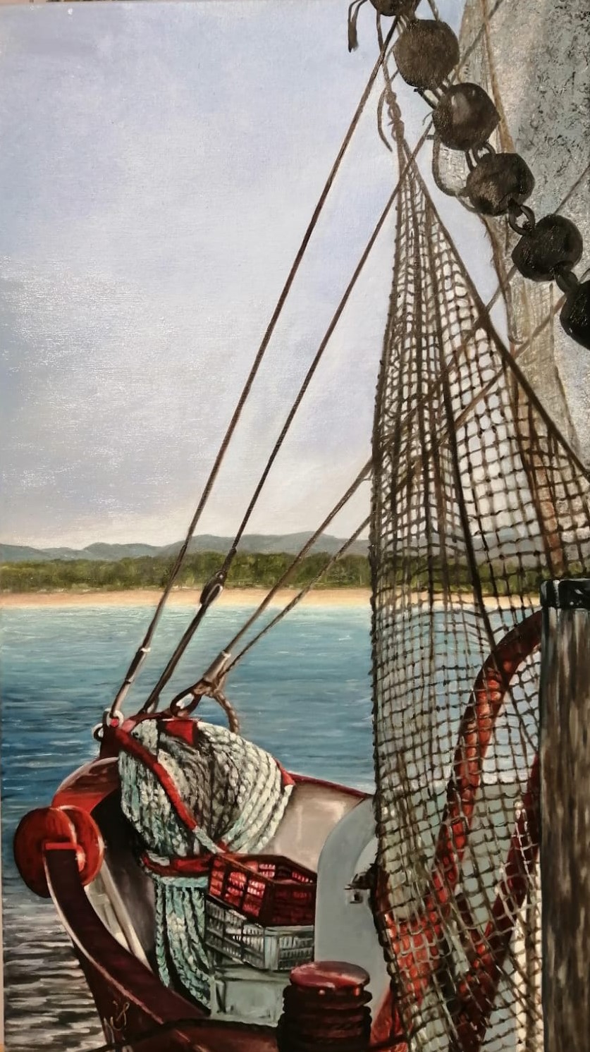 29. Después de la jornada – 73 x 41 cm. – Óleo sobre lienzo