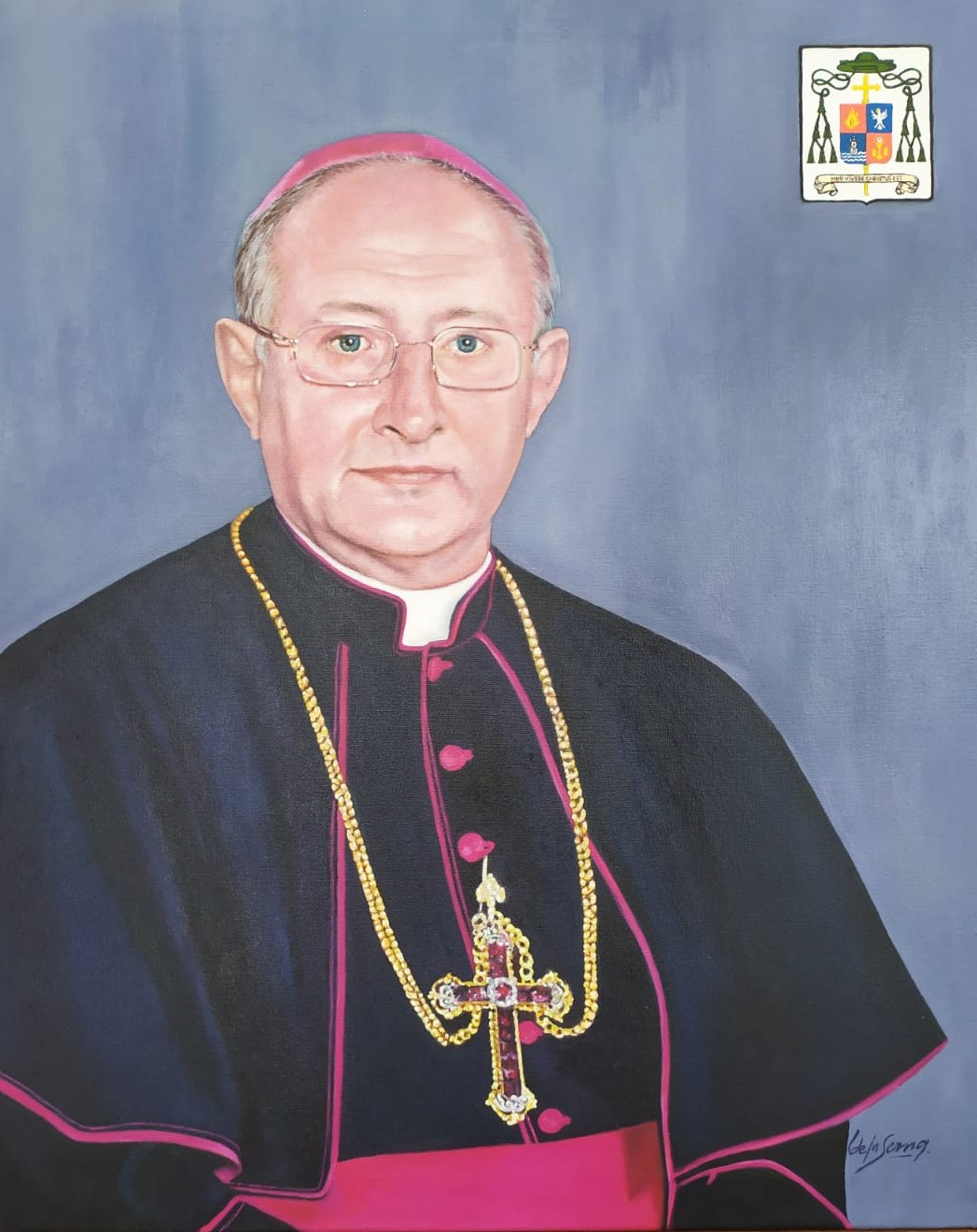 33. Monseñor Vicente – 90 x 60 cm. – Óleo sobre lienzo