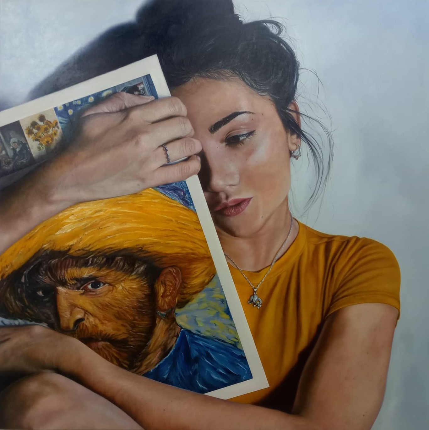 37. Introspección – 120 x120 cm. – Óleo sobre lienzo -2021